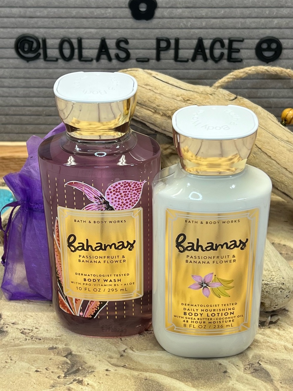 Bath & Body Works- Bahamas scent-body wash and lotion set-NEW🌺